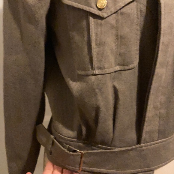 Walter baker size 8 puff sleeve military jacket - Picture 3 of 10
